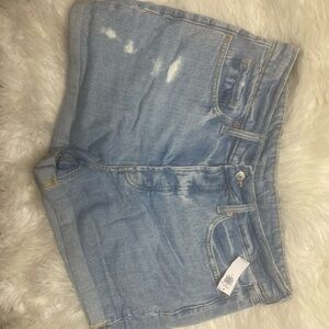 Women's Blue Denim Shorts